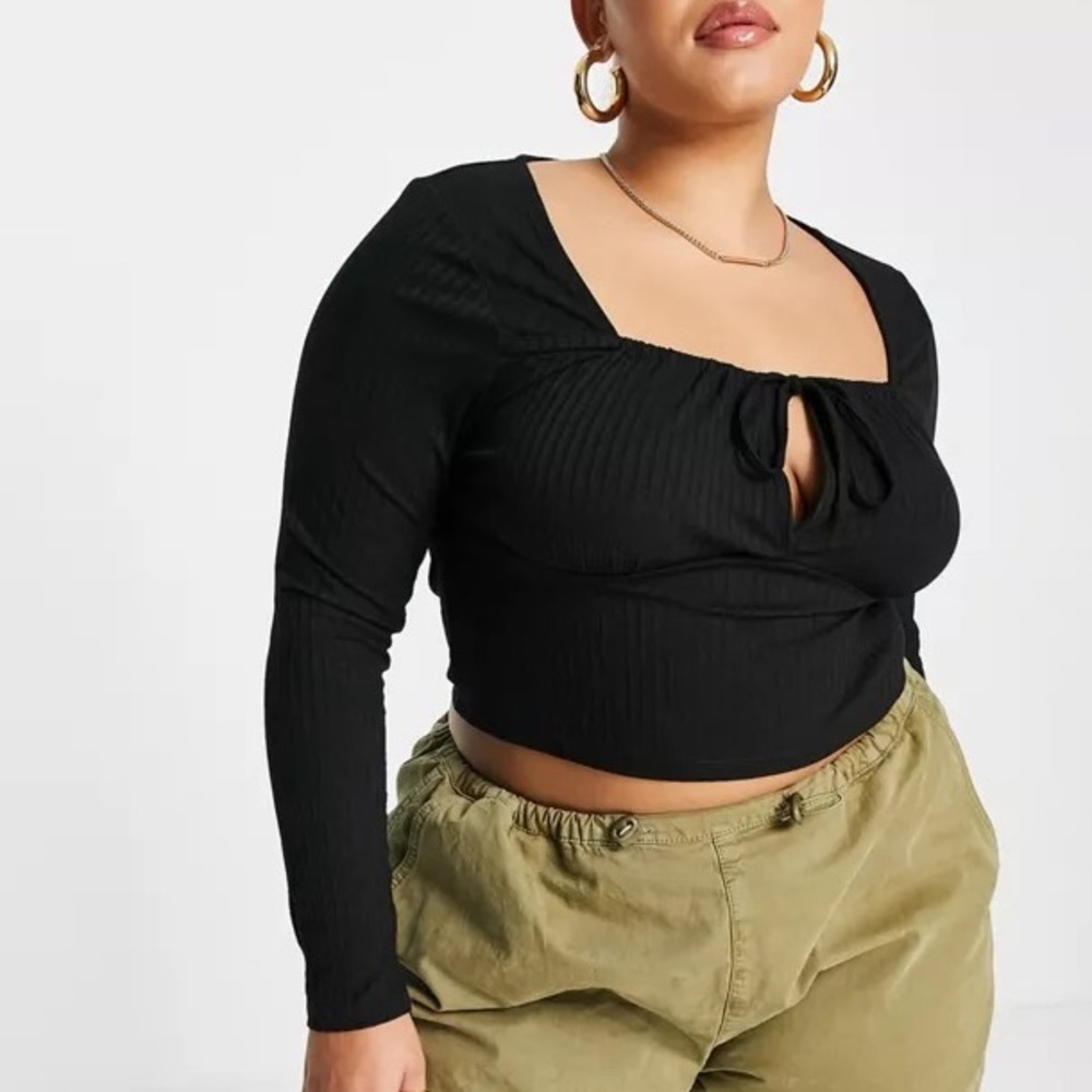 ASOS Keyhole Tie Top
